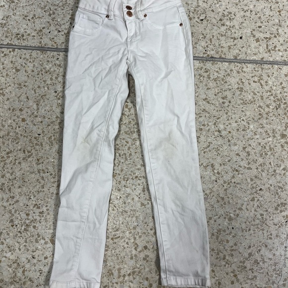 Girls YMI White Jeans - Picture 1 of 4